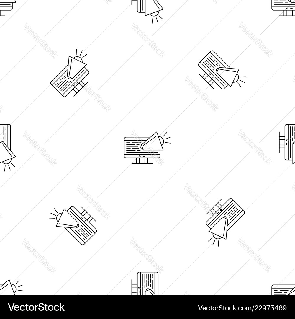 Web ad pattern seamless Web ad pattern seamless vector image