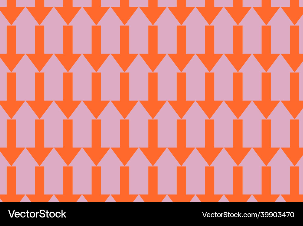 Arrow pattern background pink abstract colorful vector image