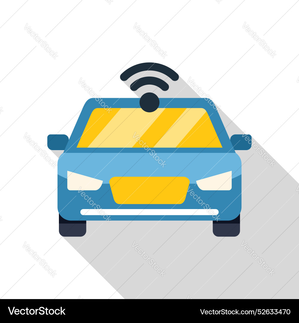 Autonomous self driving driverless vehicle using Autonomous self driving driverless vehicle using vector image