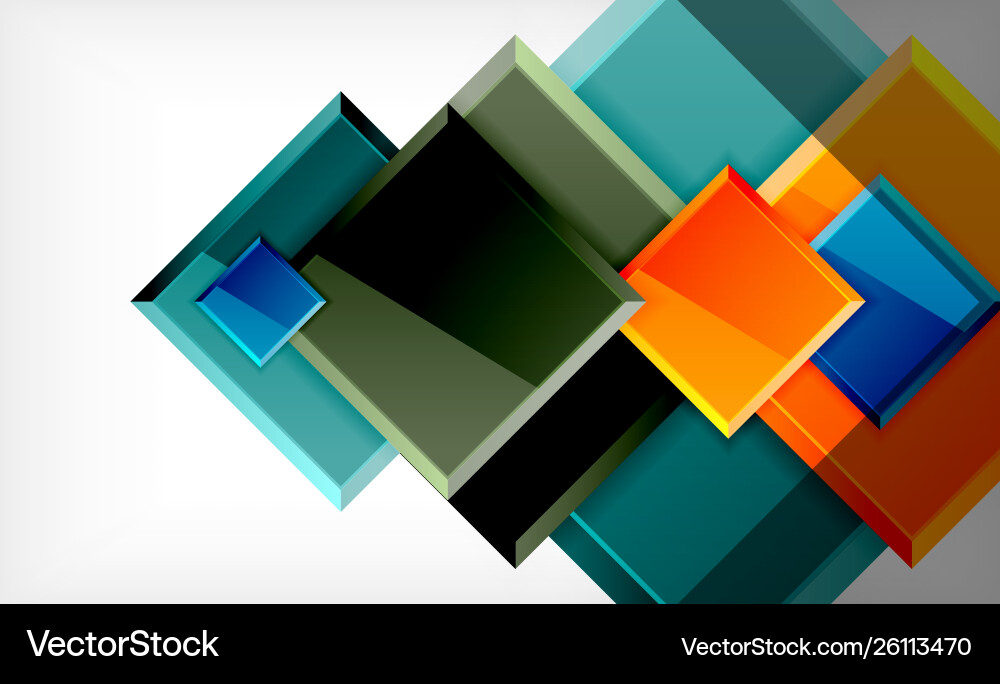 Colorful square and rectangle blocks background Colorful square and rectangle blocks background Vector Image