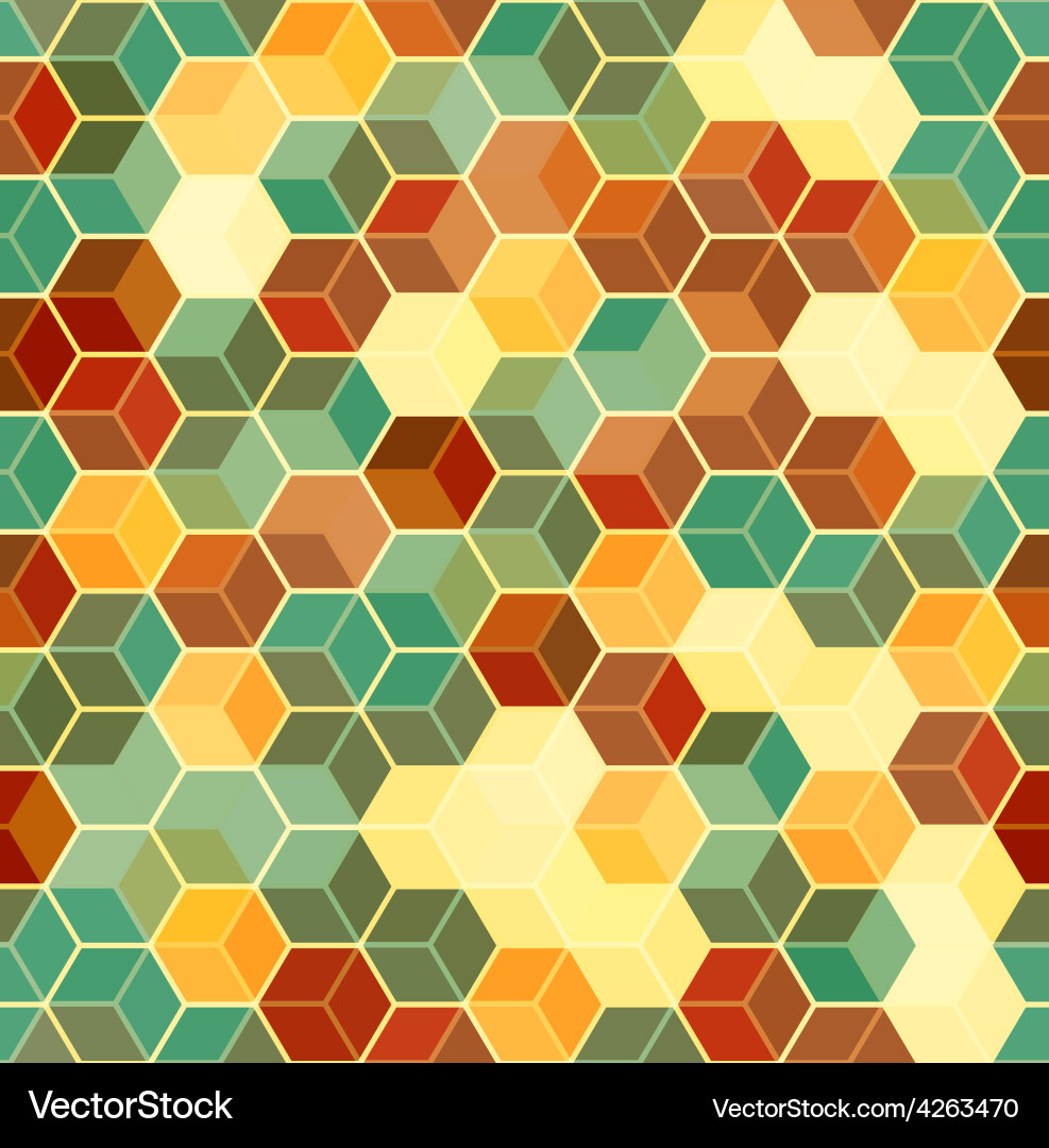 Cube simless vector image