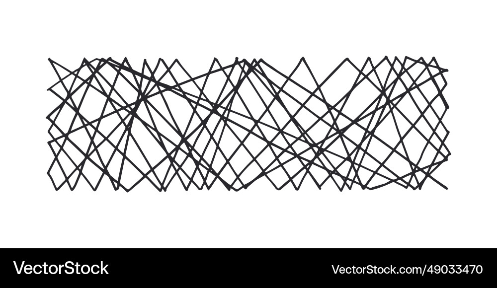 Horizontal pattern texture line hand drawn Vector Image