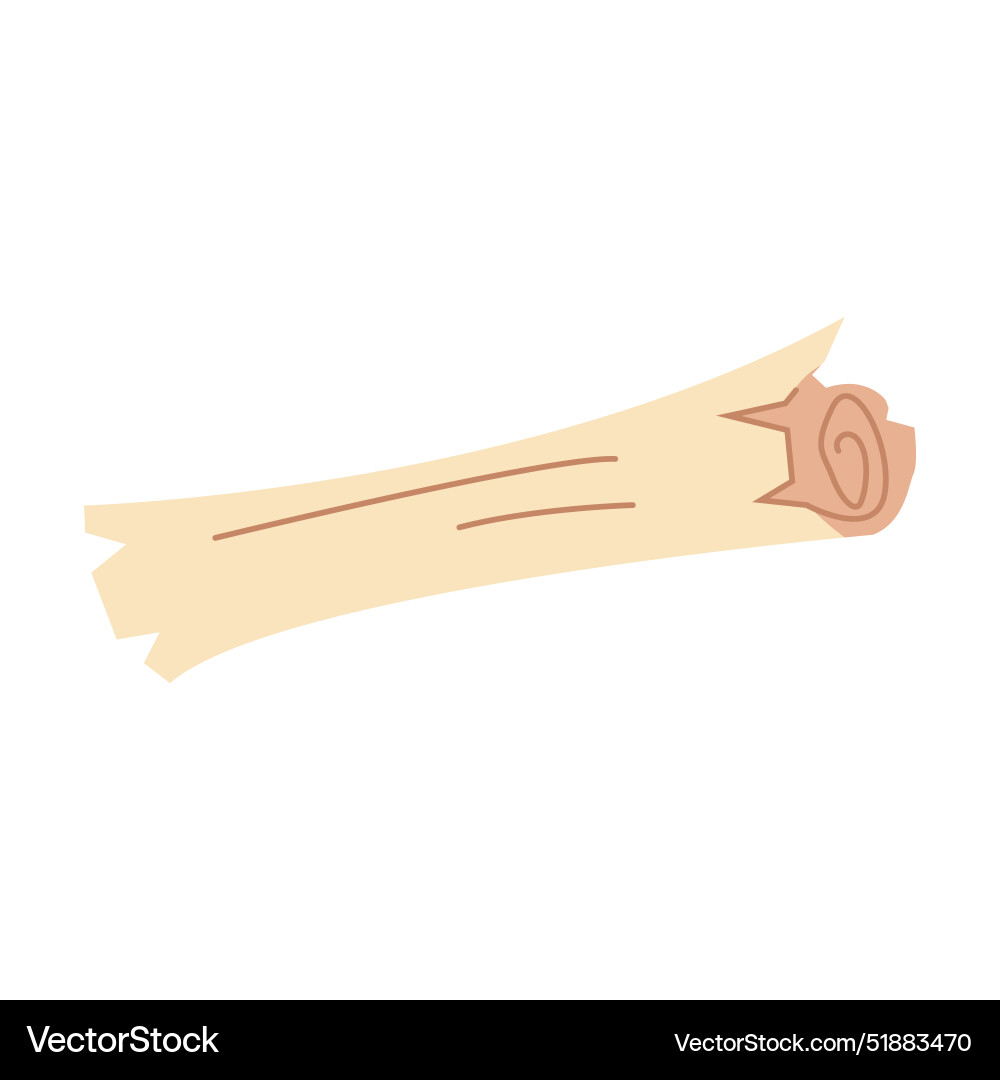 Old scroll on a white background Old scroll on a white background Vector Image
