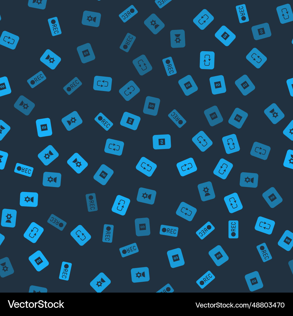 Set record button repeat stop media and music Set record button repeat stop media and music vector image