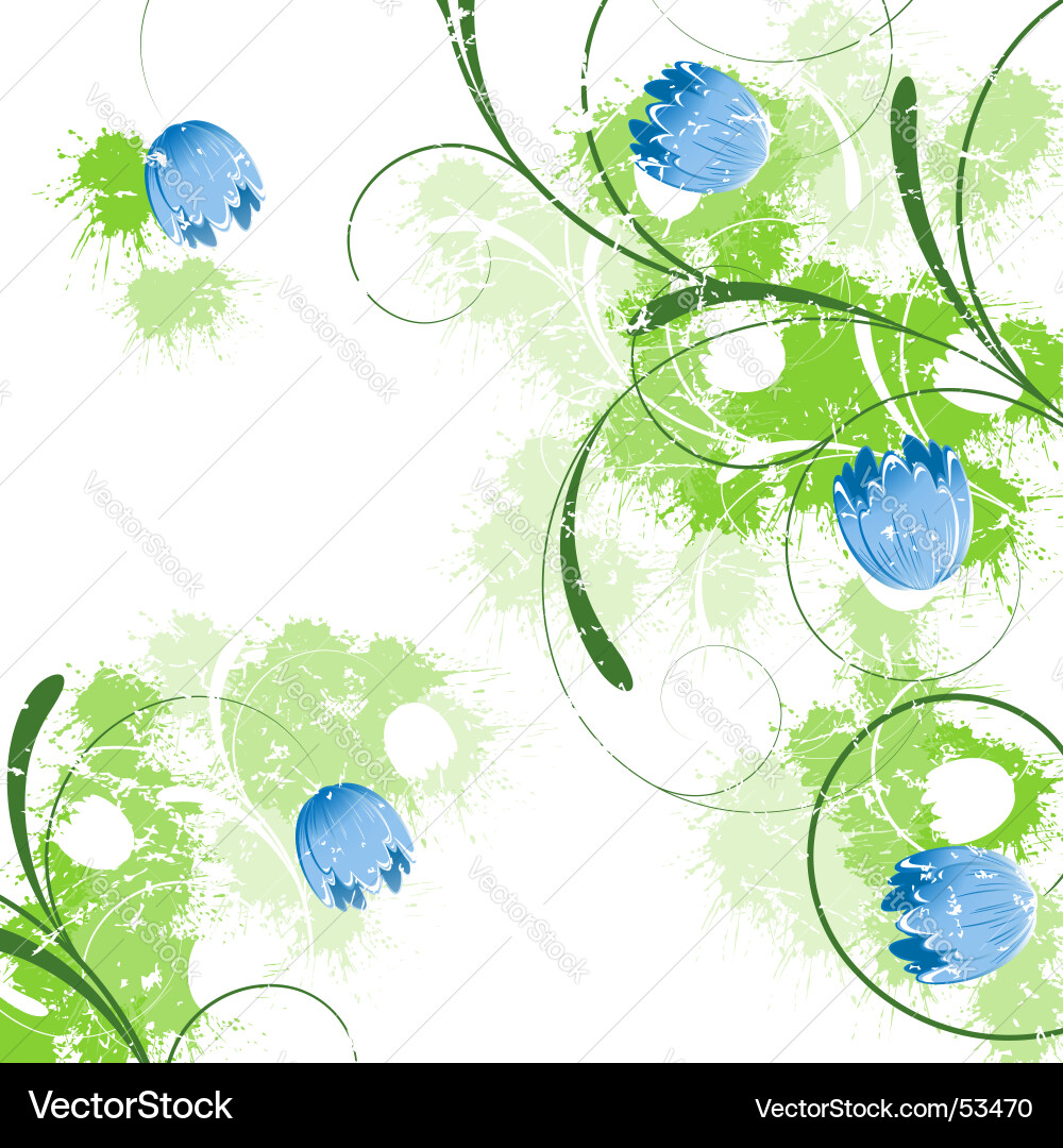 Spring background vector image