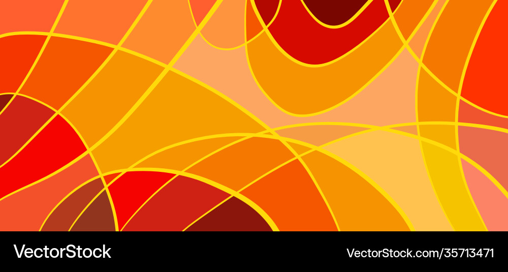 Abstract painting in a simple style form Vector Image