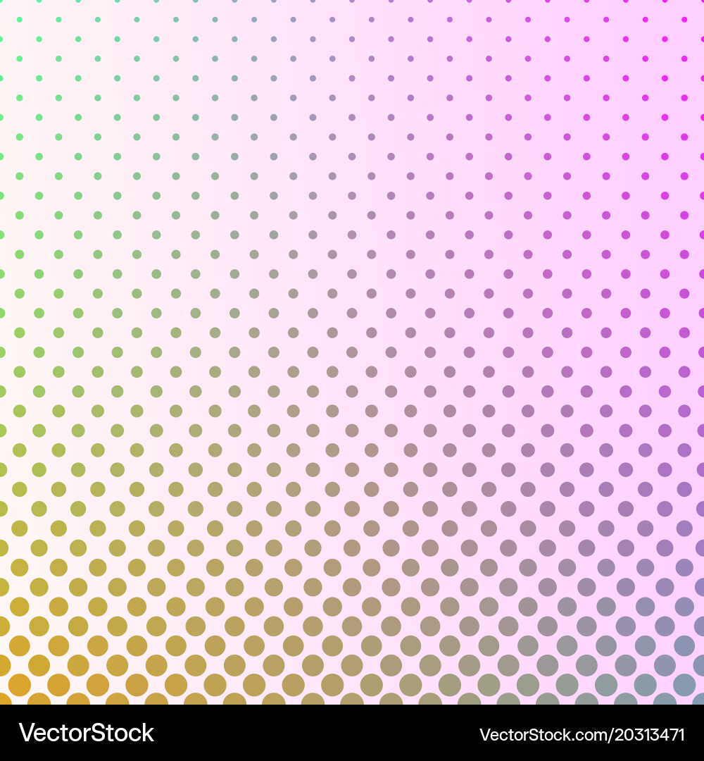 Halftone circle pattern background - gradient vector image