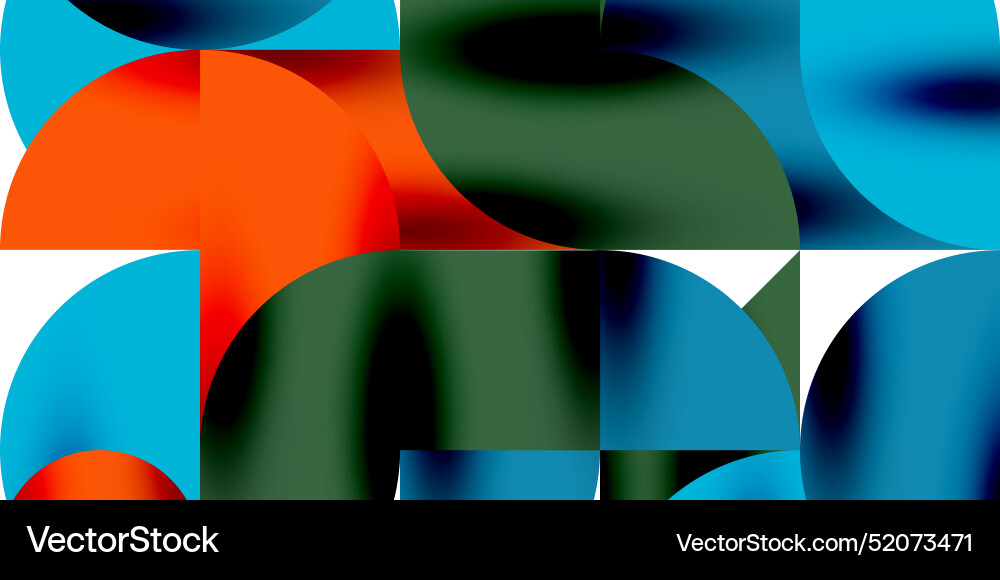 Shadow effect shiny circles and round triangles Vector Image