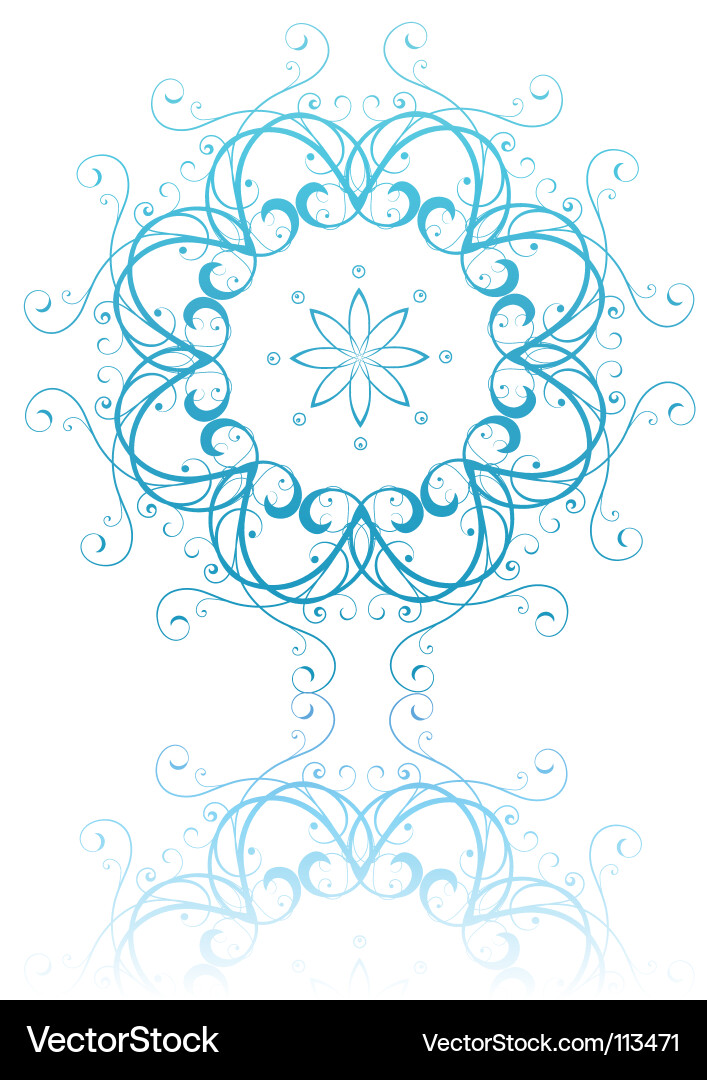 Snowflake Vector Image