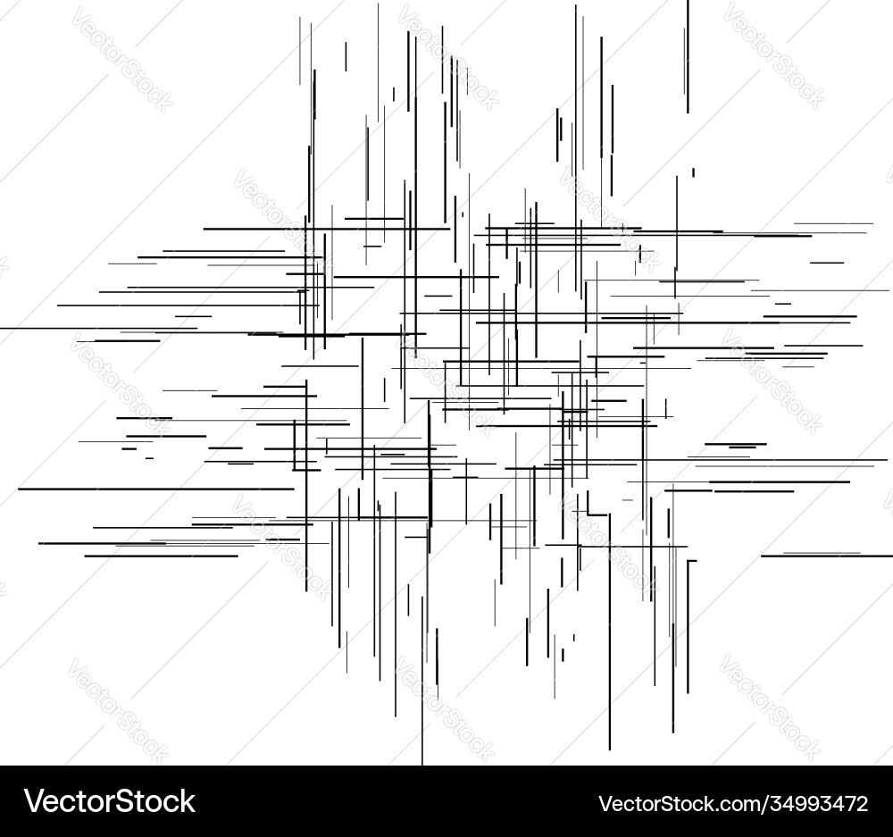 Irregular random lines harsh texture abrasion Irregular random lines harsh texture abrasion vector image