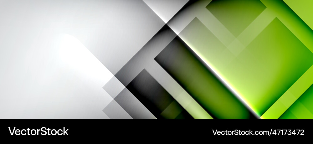 Light and shadow squares lines abstract Vector Image
