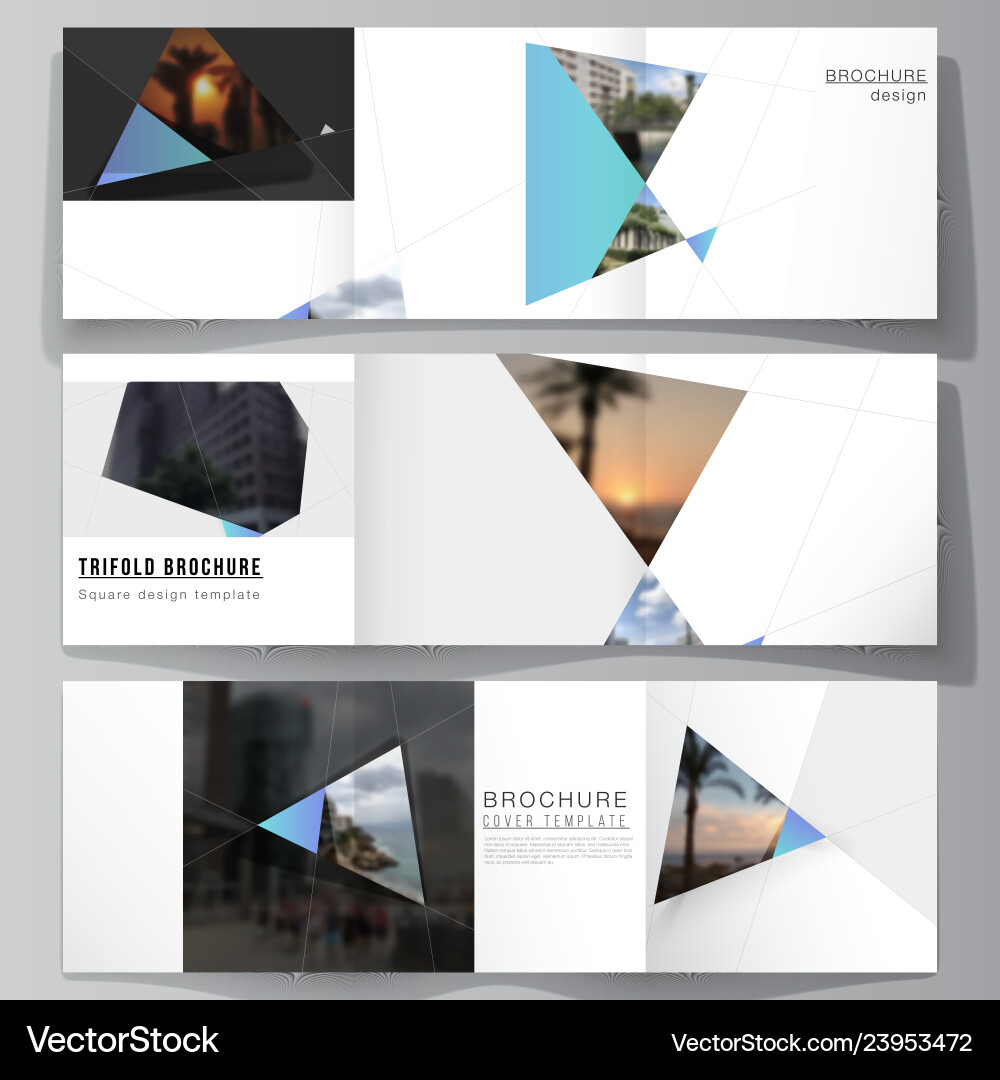 Minimal layout of square format covers Minimal layout of square format covers vector image