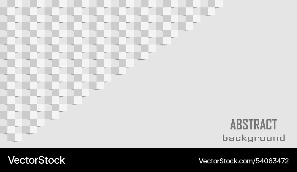 Minimalist abstract background with 3d checkered Vector Image