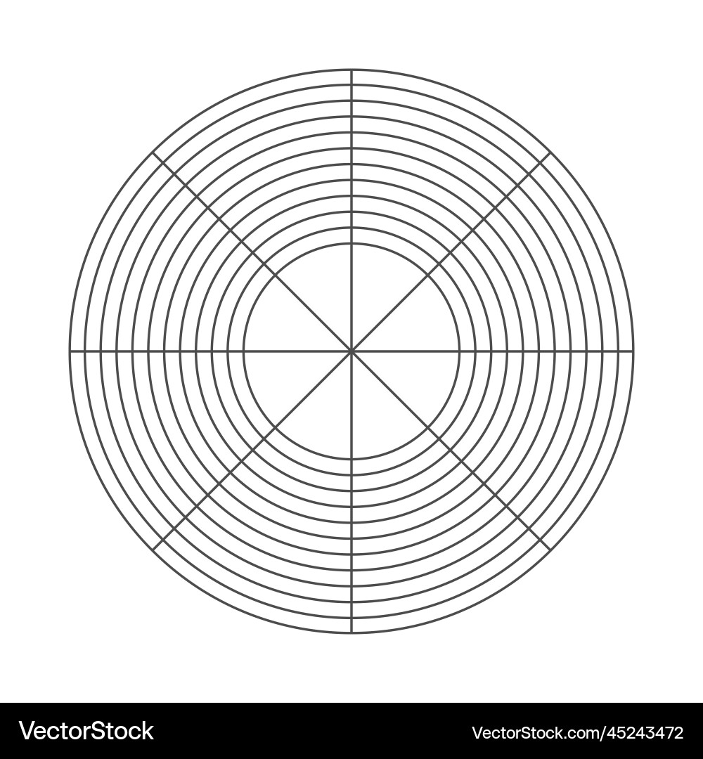 Monochromatic circular spectrum design element Monochromatic circular spectrum design element vector image