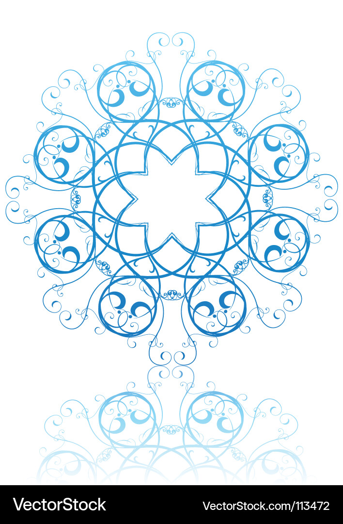 Snowflake vector image