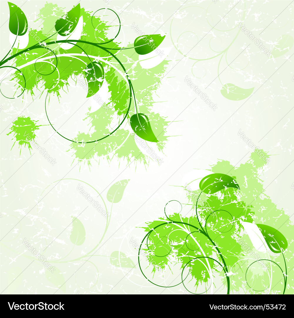 Spring background vector image