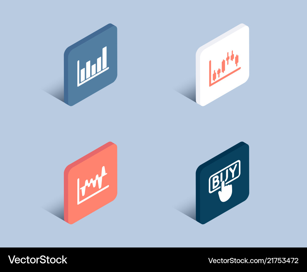 Stock analysis column chart and candlestick graph Stock analysis column chart and candlestick graph Vector Image