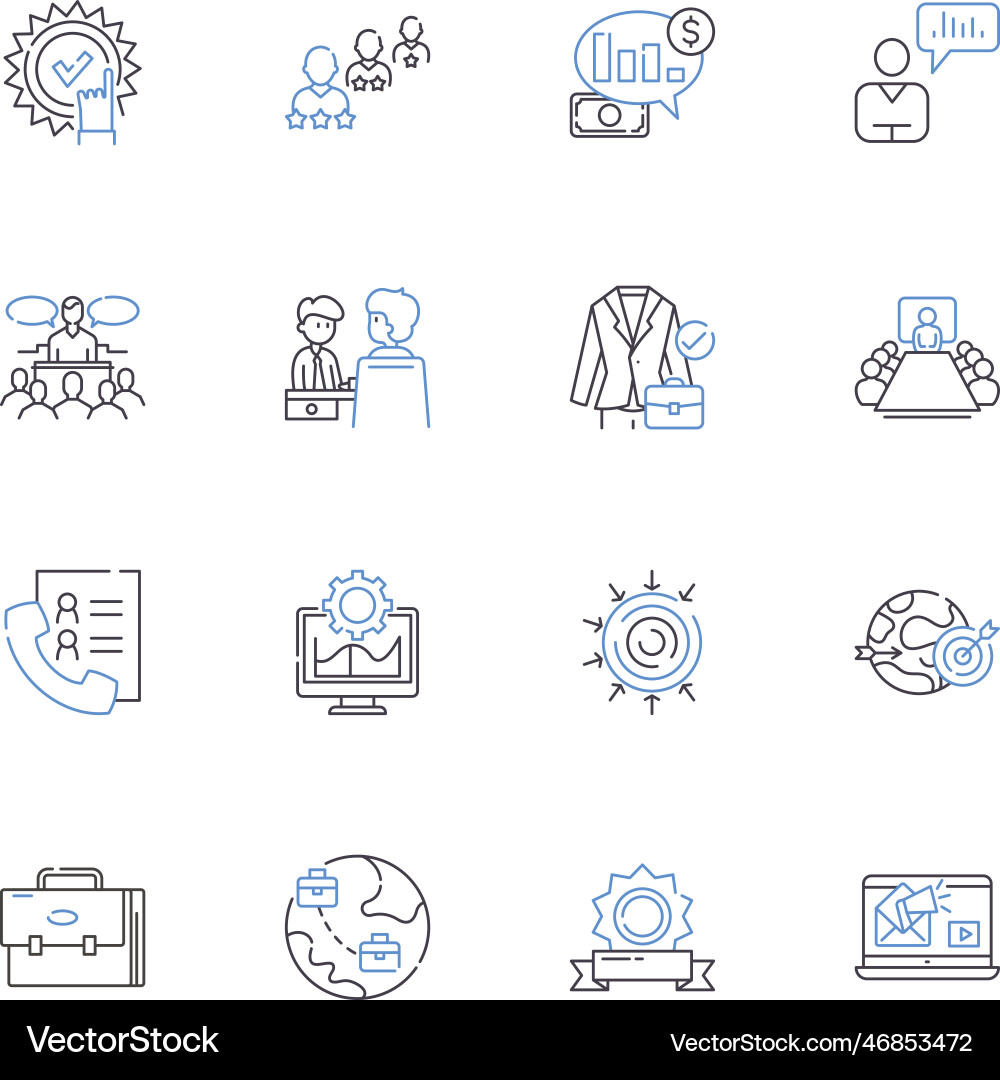 Web Development Line Icons Sammlung html css Web Development Line Icons Sammlung html css Vektorbild