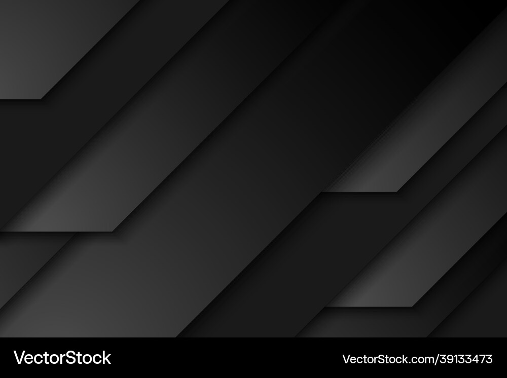 Abstract black diagonal overlap background Abstract black diagonal overlap background vector image