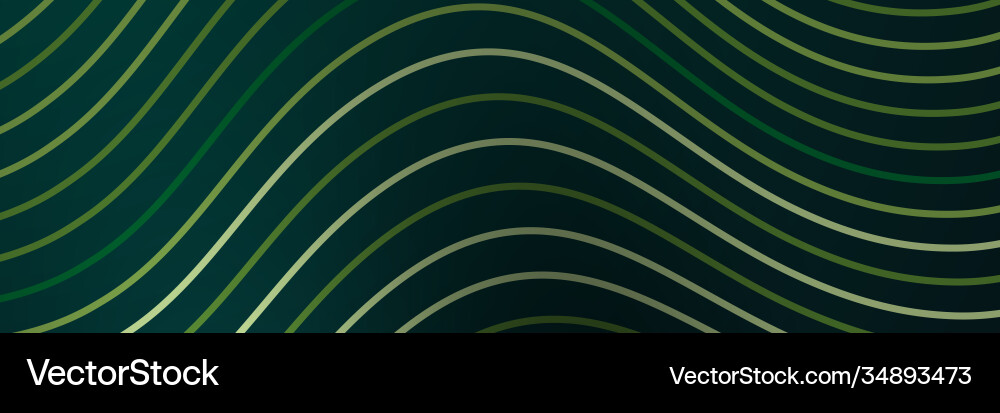 Banner wave lines pattern an abstract stripe Vector Image