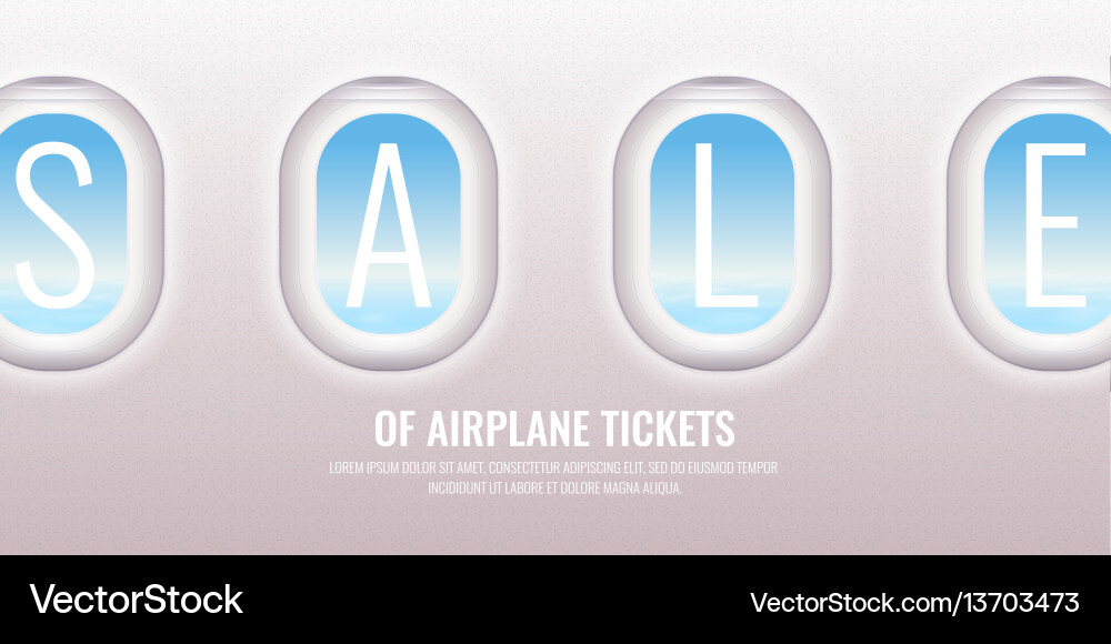 Conceptual Poster Verkauf und Rabatte des Flugzeugs Conceptual Poster Verkauf und Rabatte des Flugzeugs vektorbild