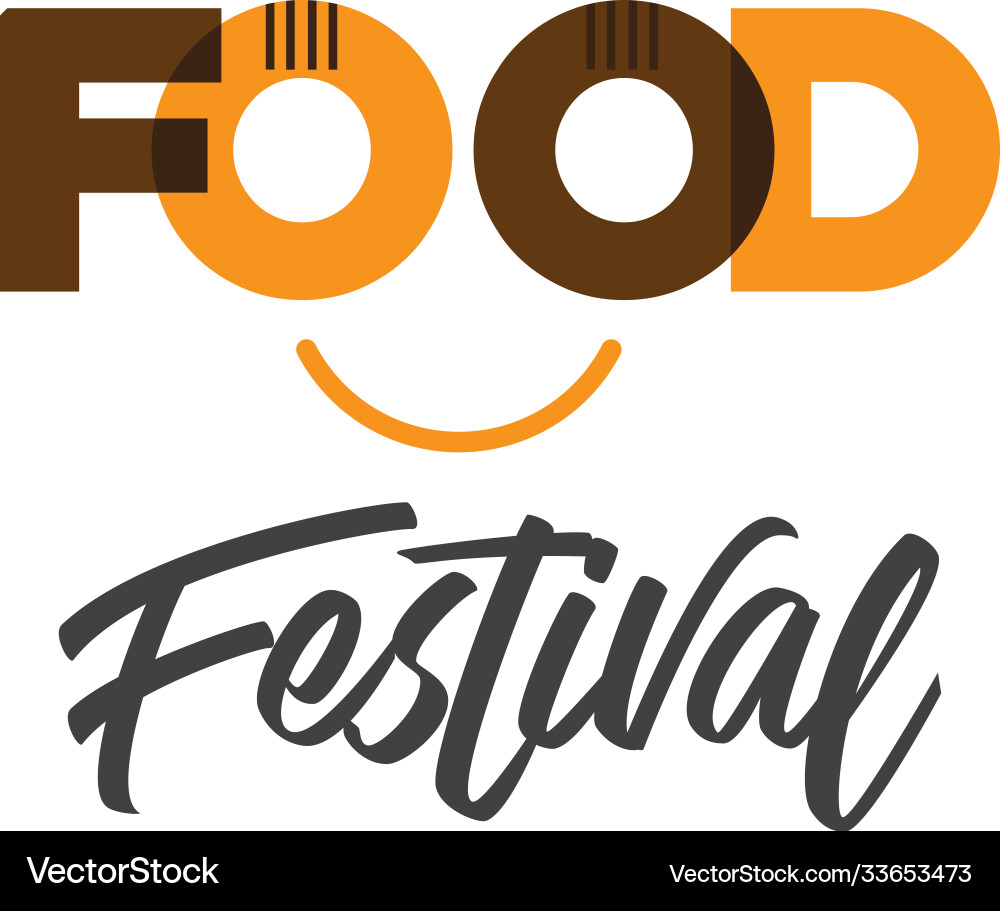 Logo-Template Design des Festivals Logo-Template Design des Festivals vektorbild
