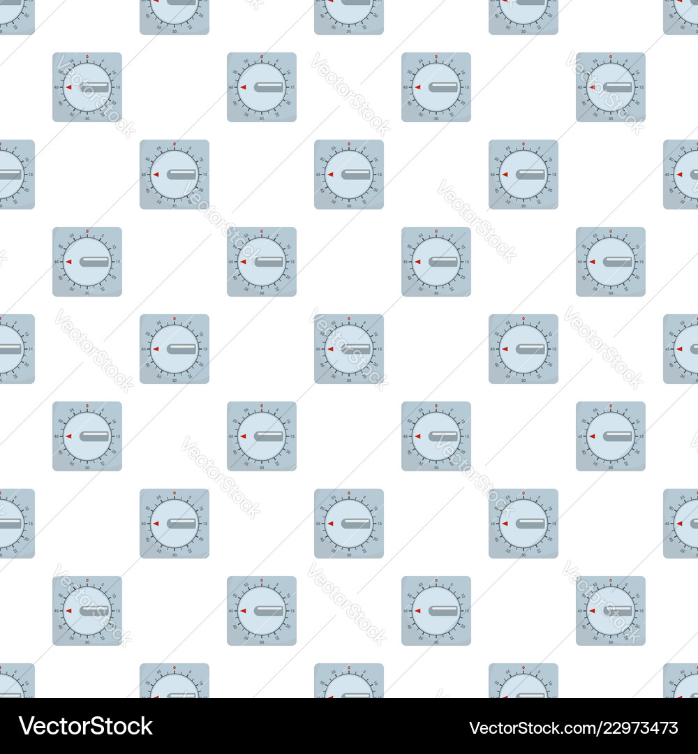 Mechanical timer pattern seamless Mechanical timer pattern seamless vector image