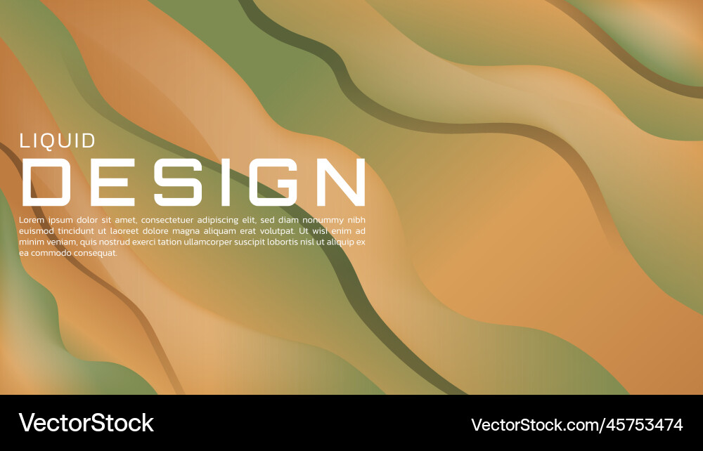 Abstract 3d liquid gradient background with soft Abstract 3d liquid gradient background with soft Vector Image