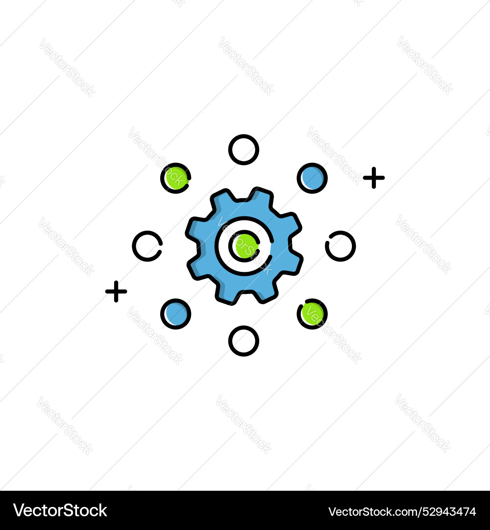 Inductive reasoning symbol design logic analysis vector image