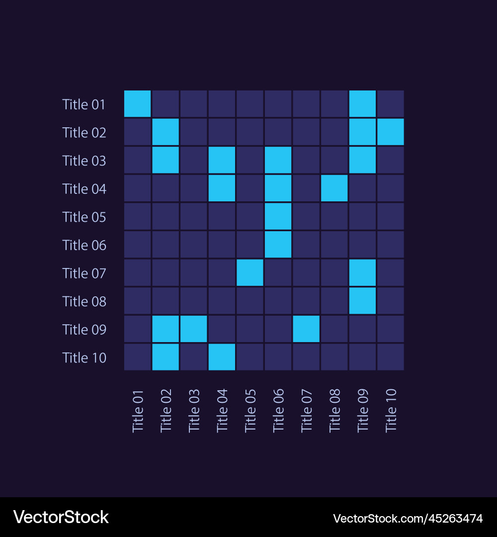 Plotting grid infographic chart design template Plotting grid infographic chart design template vector image