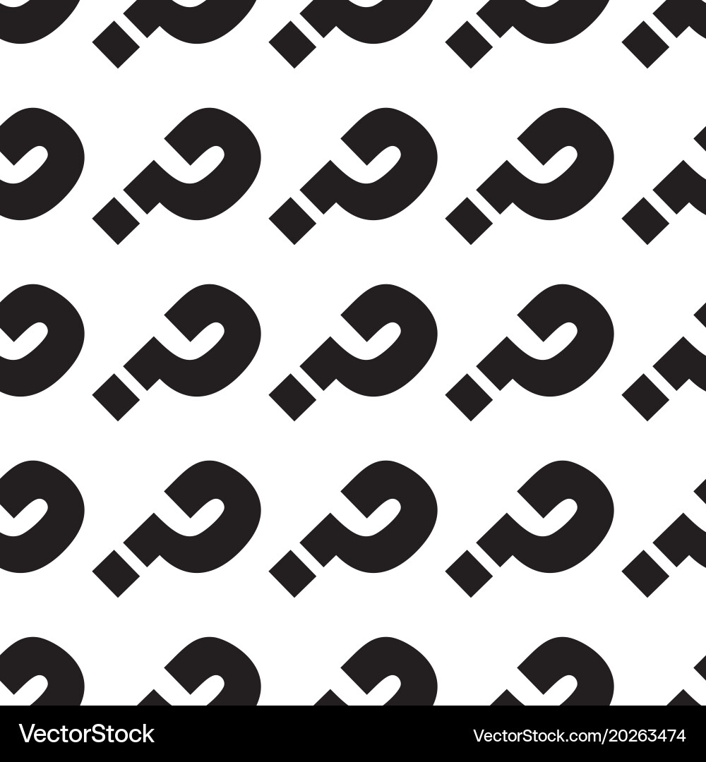 Question marks or interrogation pattern vector image