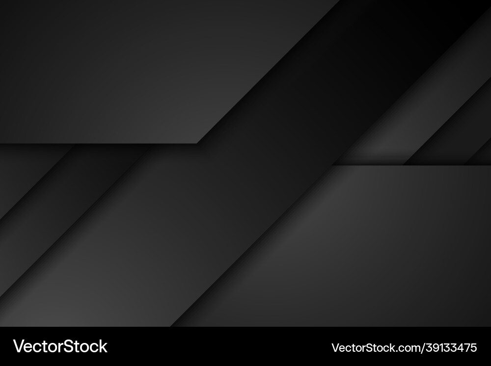 Abstract black diagonal overlap background Abstract black diagonal overlap background vector image