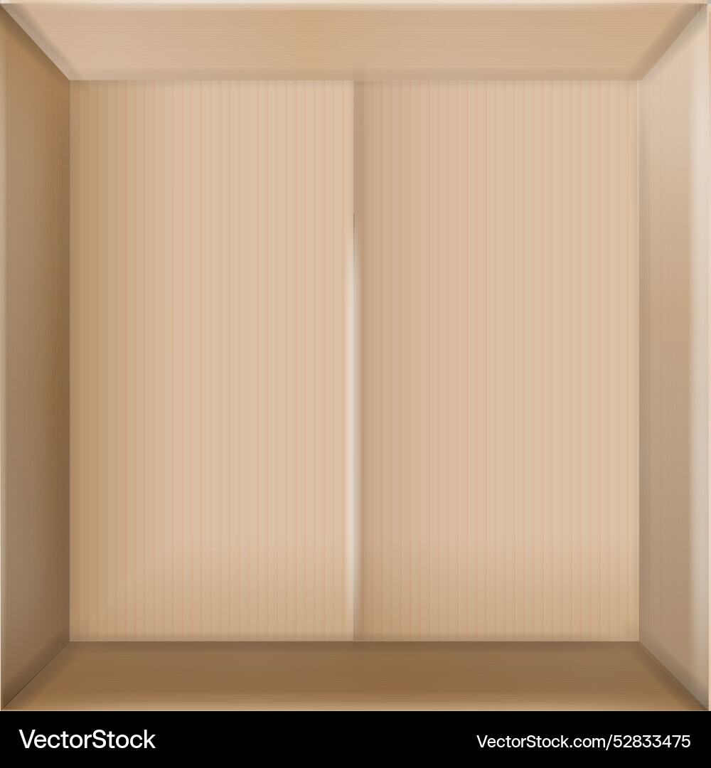 Box empty open and closed cardboard Box empty open and closed cardboard Vector Image