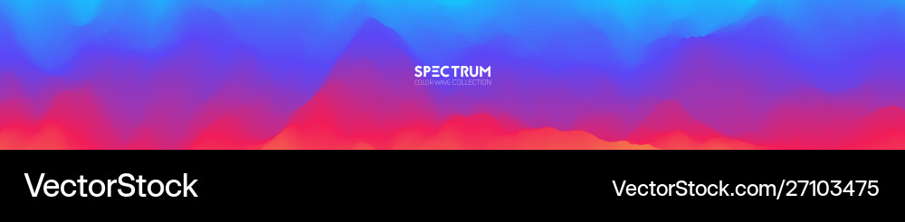 Fluid color blend spectrum background Vector Image