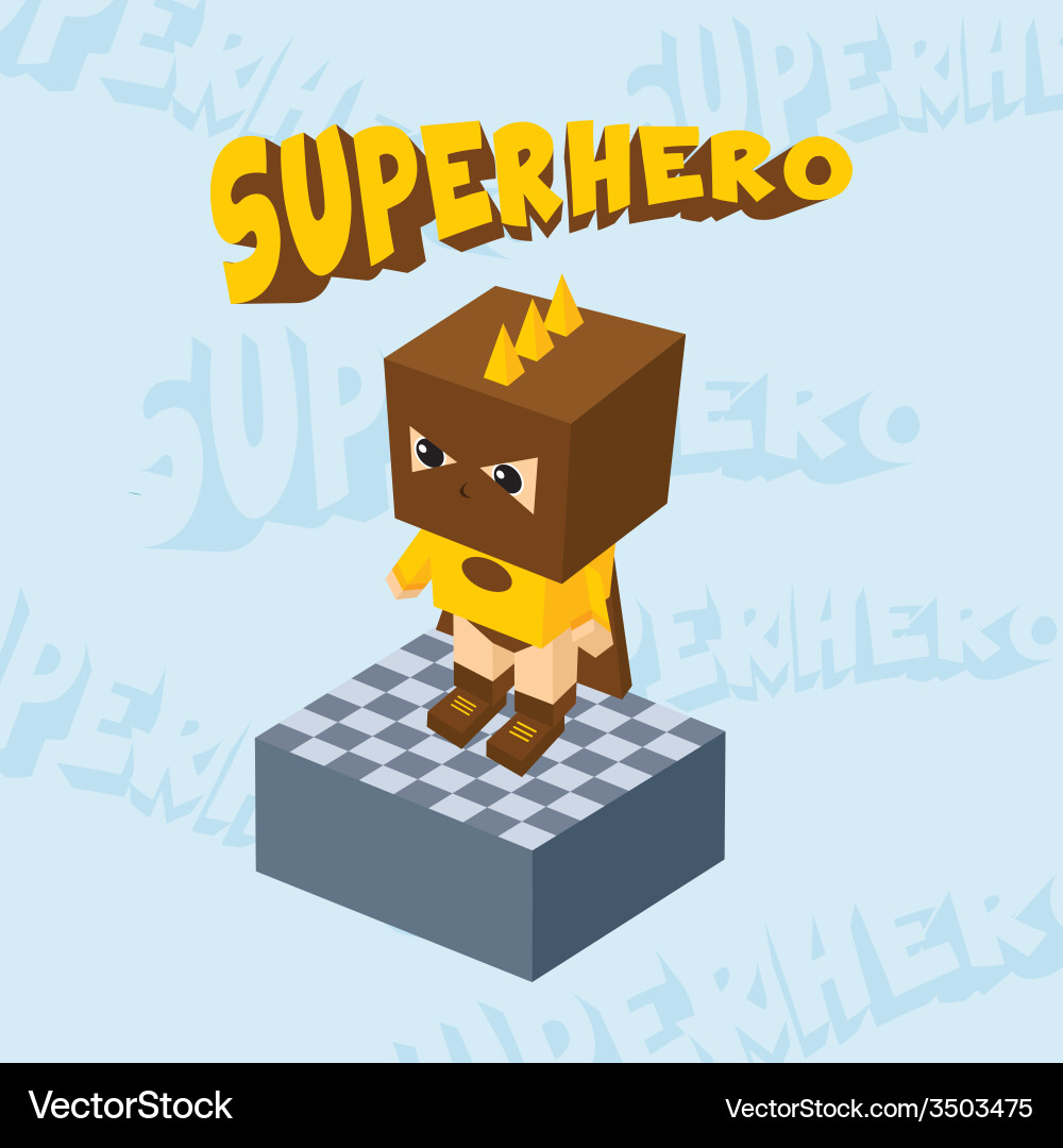 Hero character option game assets element Vector Image