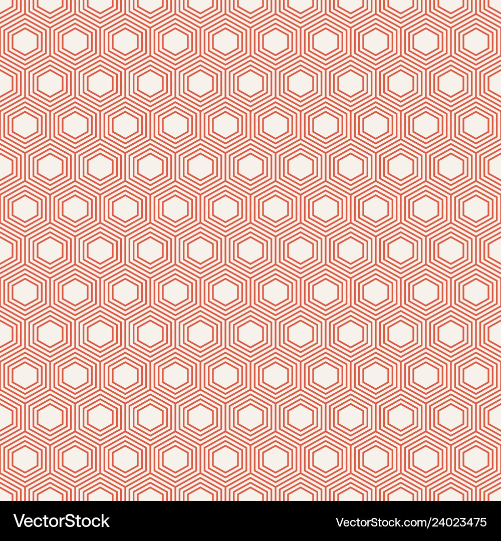 Seamless geometric abstract pattern of hexagons Seamless geometric abstract pattern of hexagons vector image
