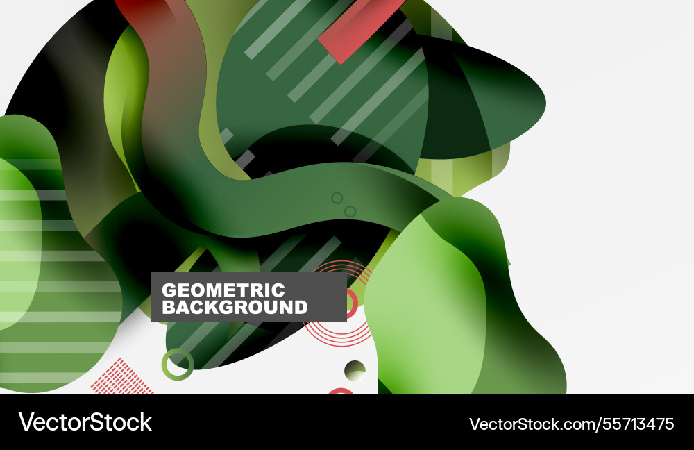 Vibrant abstract background overlapping shapes Vibrant abstract background overlapping shapes vector image