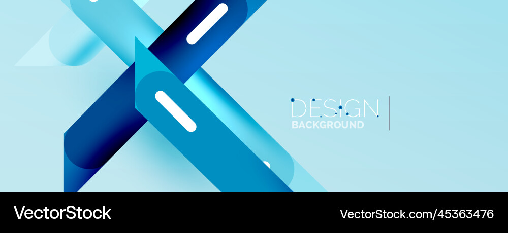 Background overlapping lines dynamic Vector Image