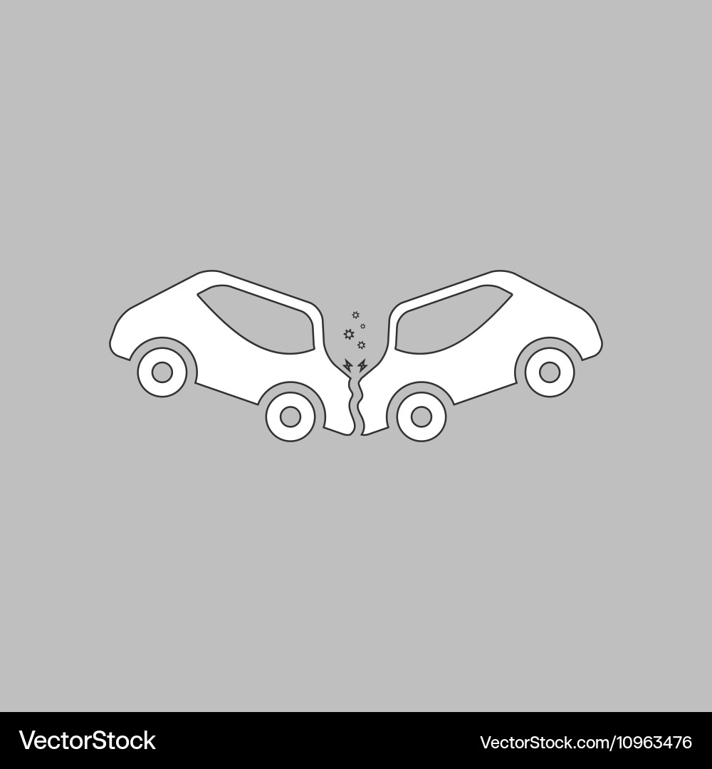 Crash computer symbol Vector Image