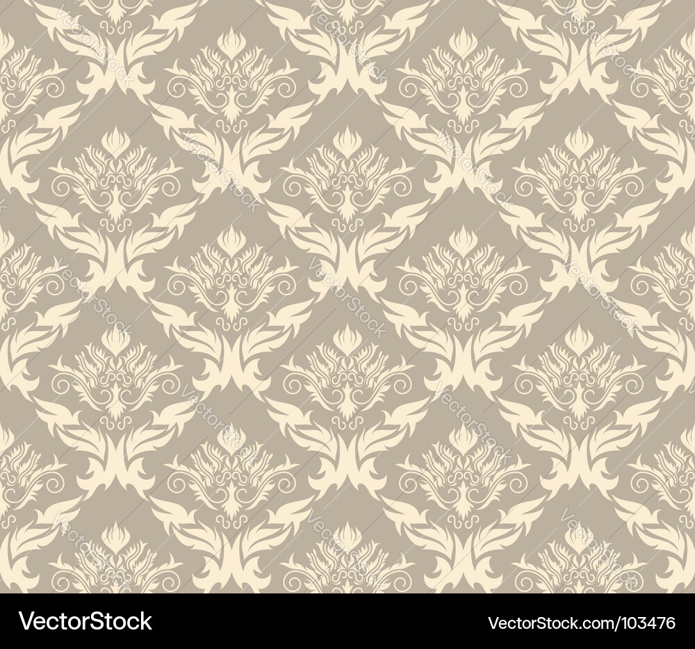 Damask Muster Vektorbild