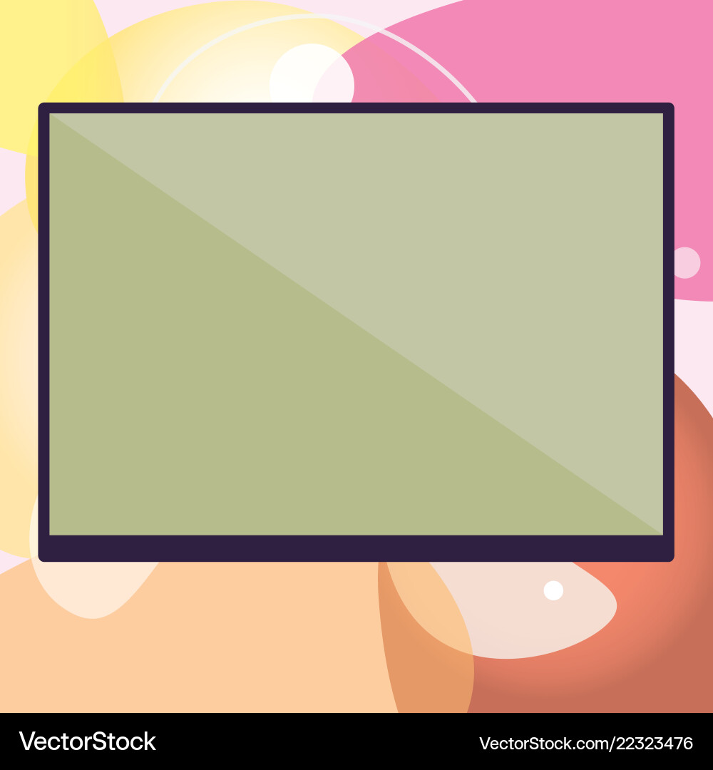 Flat design empty esp template Flat design empty esp template vector image