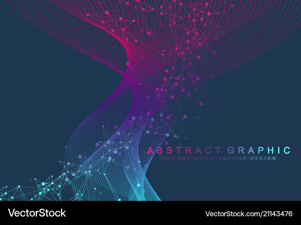 Geometric abstract background with connected lines Geometric abstract background with connected lines vector image