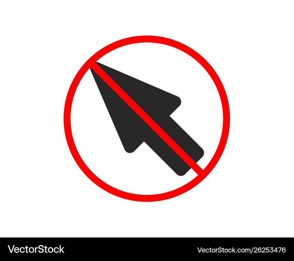 Mouse cursor icon pointer sign Vector Image