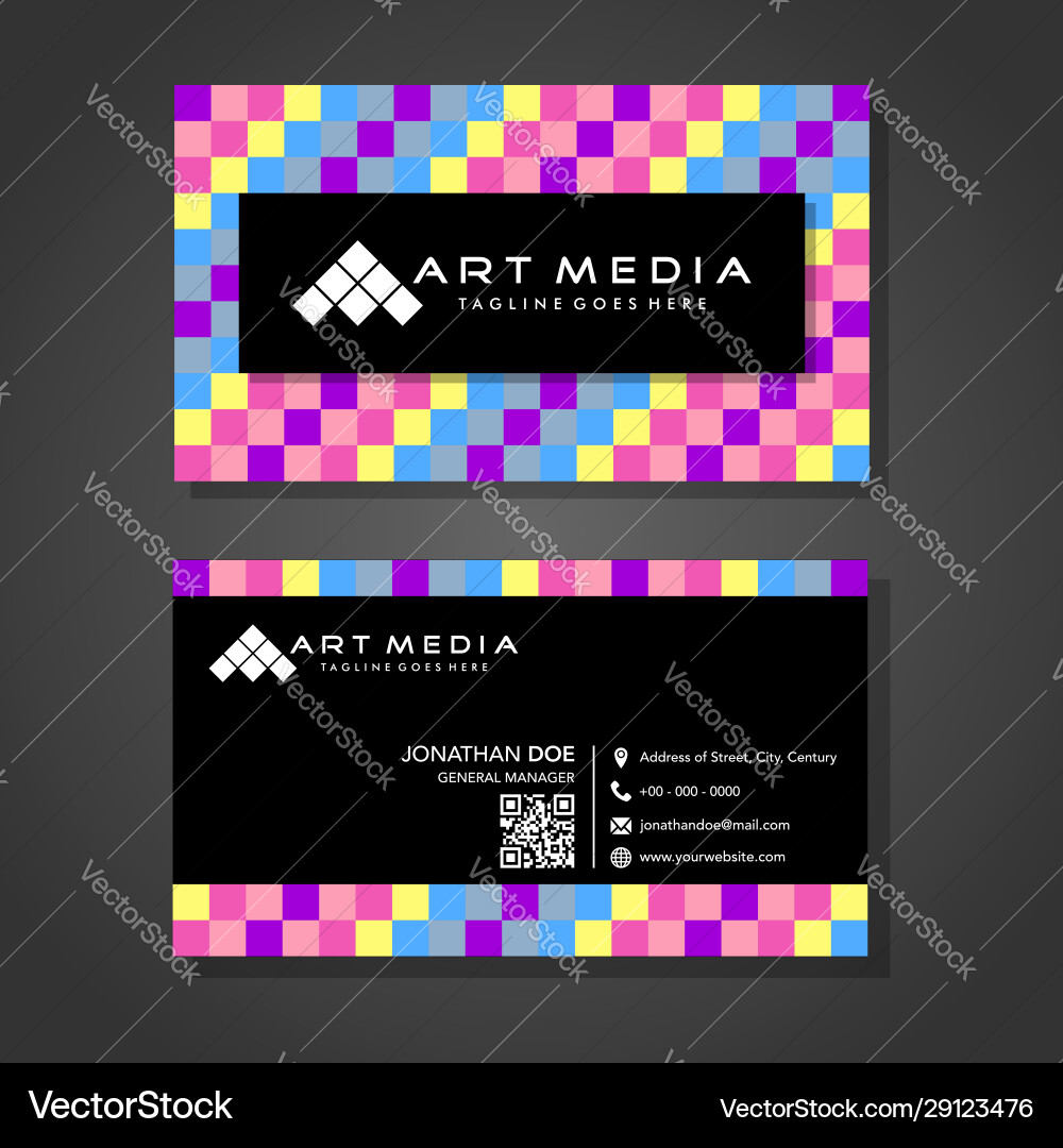 Polygonal texture with icons contacts Polygonal texture with icons contacts vector image