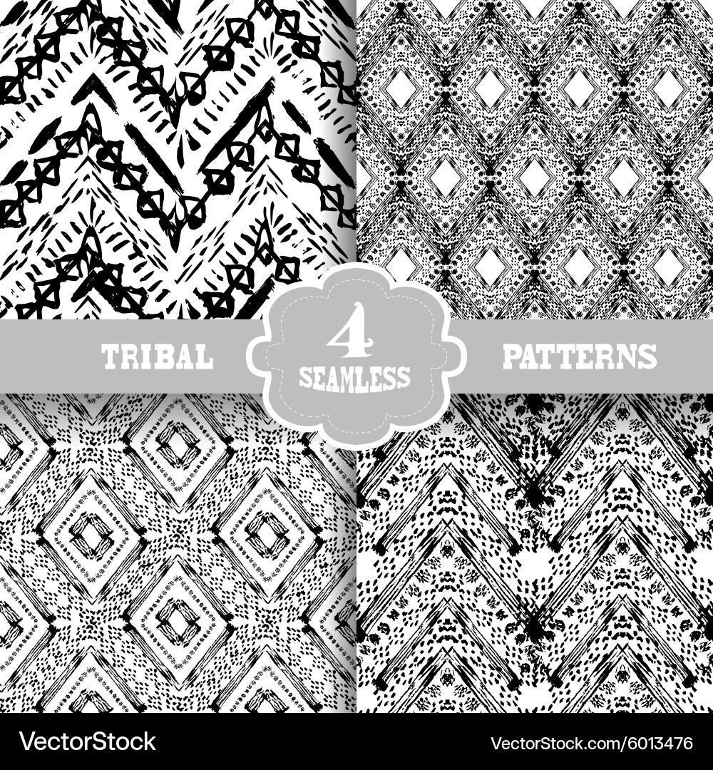 Seamless patterns vector image