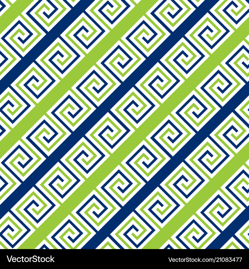 Abstract geometry meander seamless pattern Abstract geometry meander seamless pattern vector image