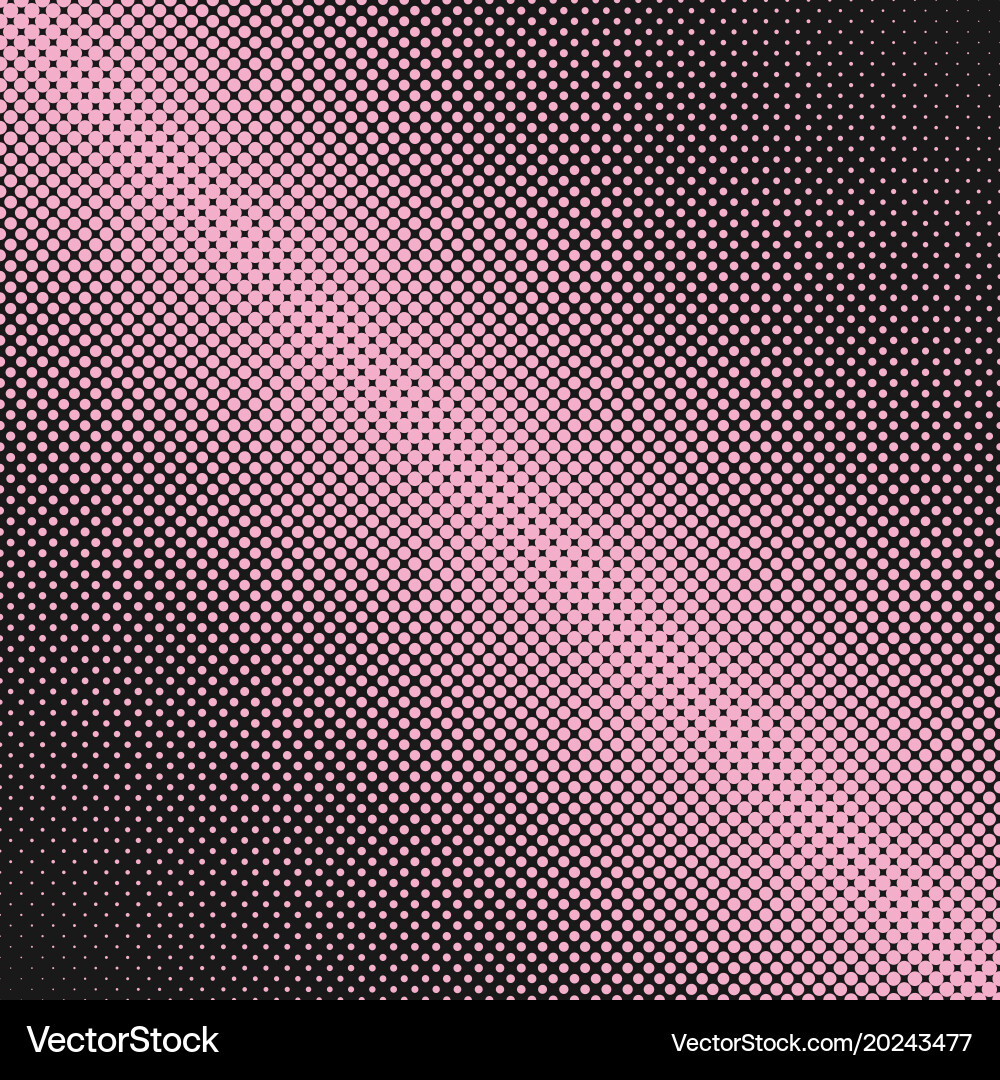 Geometric halftone circle pattern background vector image