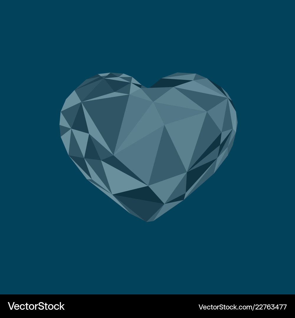 Segment polygonal triangulation geometric crystal Segment polygonal triangulation geometric crystal vector image