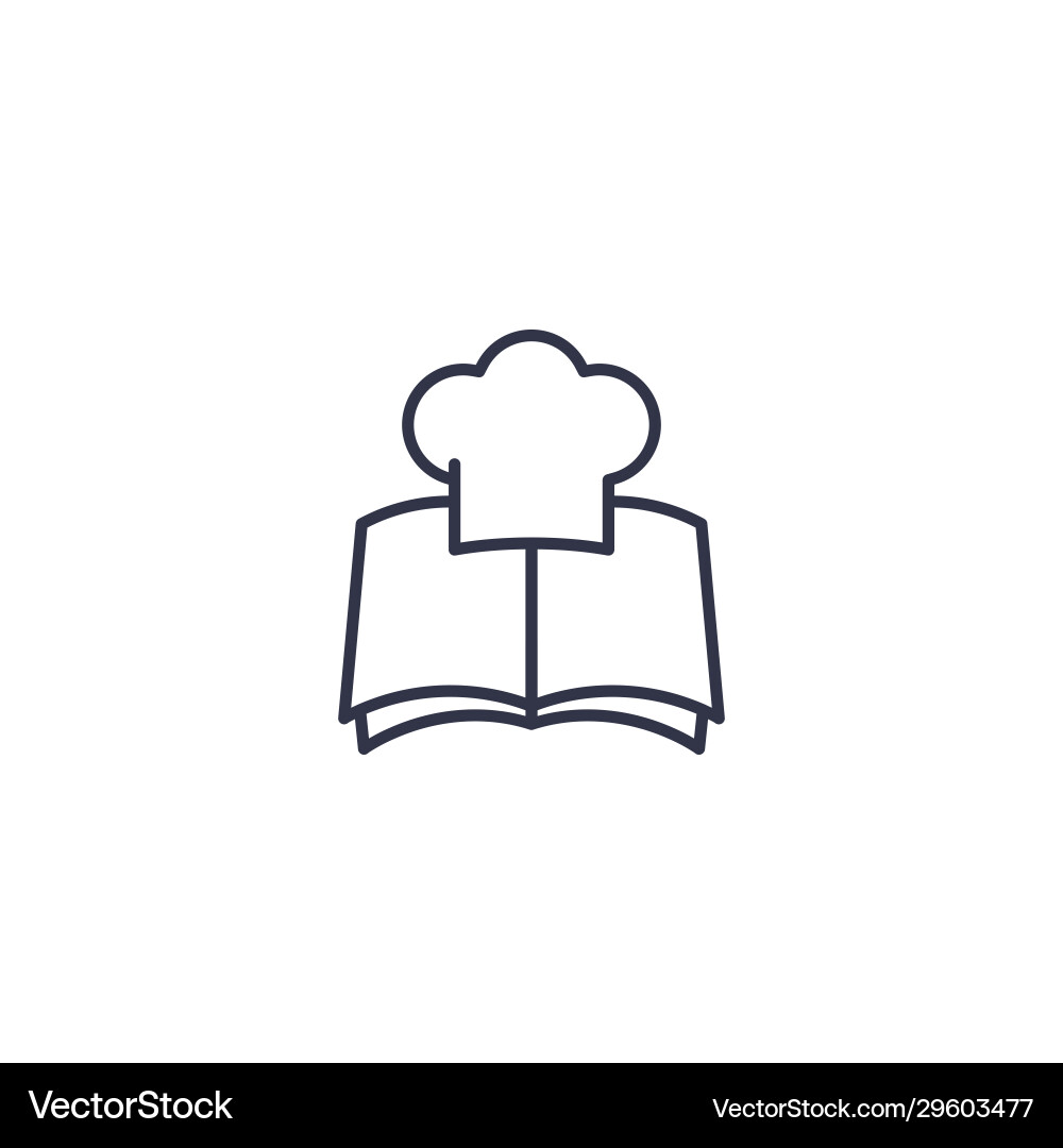 Simple Cookbook Icon vector image