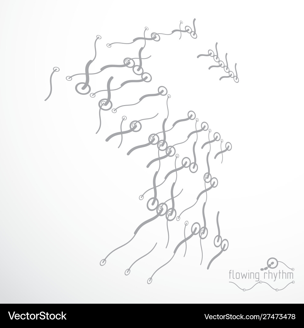 Cybernetic background chaotic abstract lines Cybernetic background chaotic abstract lines vector image